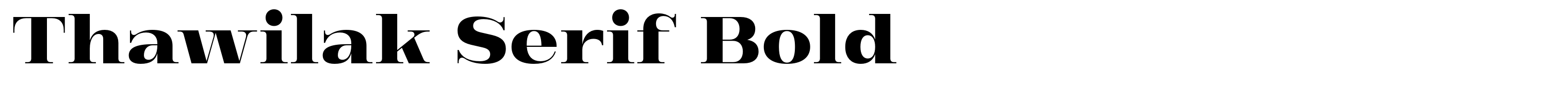 Thawilak Serif Bold